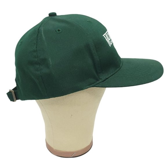 Otto Cap Multifoods Distribution Adjustable Tuck Strap Cap Trucker Hat Green - Picture 4 of 8